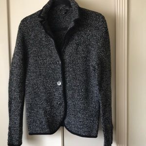 Black and white knit jacket!